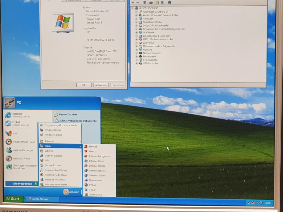 Lenovo Windows XP Gamer PC DVD 2,66 GHz 4GB LPT COM 250GB Computer Retro 512 GPU - Bild 4 von 4