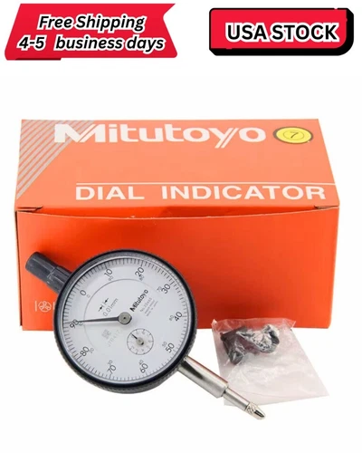 NEW Mitutoyo 2046SB 10mm/.01mm Plunger Dial indicator Made in Japan (SH-15)