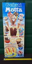 👉TARGA GELATI MOTTA ☆MAXICONO☆BREK ☆MAXICUP☆  '80/'90 PREZZI IN LIRE☆ SCA (TO) 