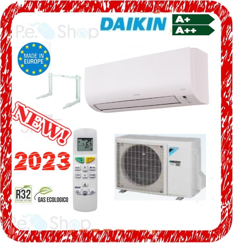 DAIKIN ATXF25E/ARXF25E CONDIZIONATORE 9000 BTU A++/A+ R-32 INVERTER + STAFFA