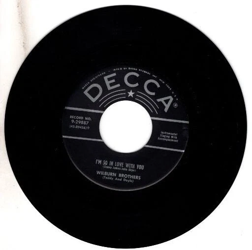 Wilburn Brothers – Deep Elem Blues / I'm So In Love With You 7" 45 - Image 2 of 4