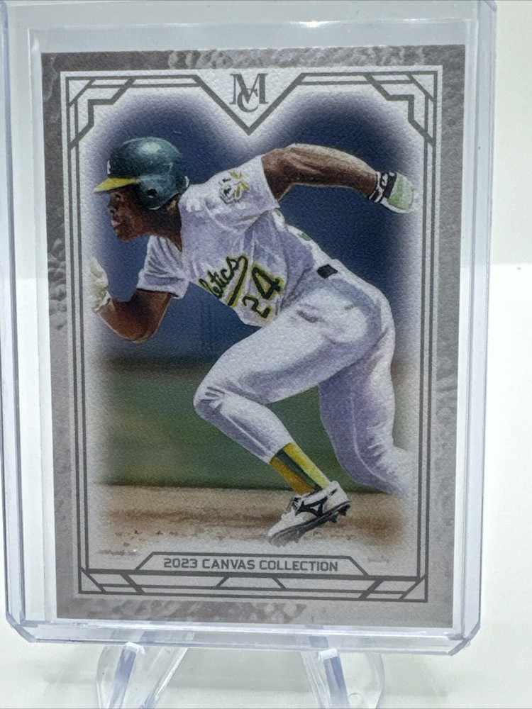 2023 Topps Museum Collection Ricky Henderson Canvas Collection Oakland A’s 🔥🔥
