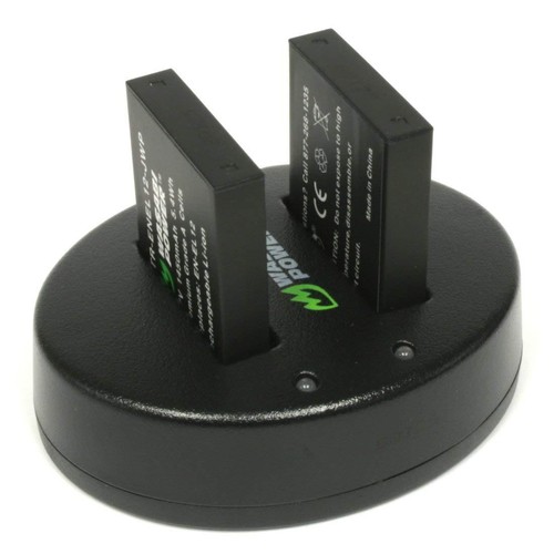 Wasabi Power Battery x2 & Charger for Nikon EN-EL12,s6000-6300,S8000-8200, s9900 - Picture 3 of 8