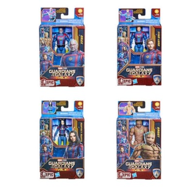 Marvel Guardians of the Galaxy  Epic Hero Lot action  figures  4'' Inches 