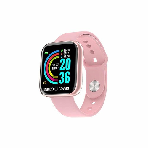 Smartwatch ENRICO COVERI SW-EC001 Silicone Pink | eBay
