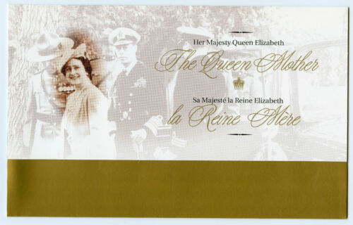 Weeda Canada 1856 VF mint NH folder with 2000 Queen Mother full pane of 9 CV $20 - Afbeelding 1 van 3