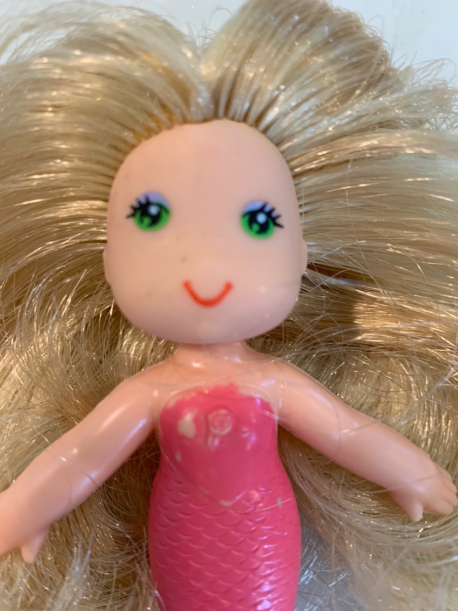 Vintage Sea Wees Tropigals Mermaid Doll Sandy Pink Blonde Hair CPG