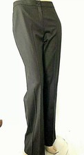 NWOT ESCADA TAUPE WOOL PLEATED LEG DRESSY PANTS SIZE 38