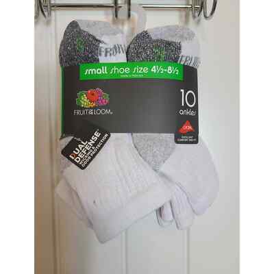 Fruit of the Loom Boys Dual Defense Socks #2 | eBay