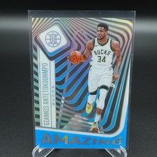 2020-21 PANINI ILLUSIONS GIANNIS ANTETOKOUNMPO AMAZING SAPPHIRE CARD #19