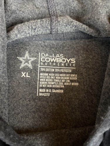 Dallas Cowboys Herren Blau Langarm Pullover Hoodie Gr. XL - Bild 6 von 8