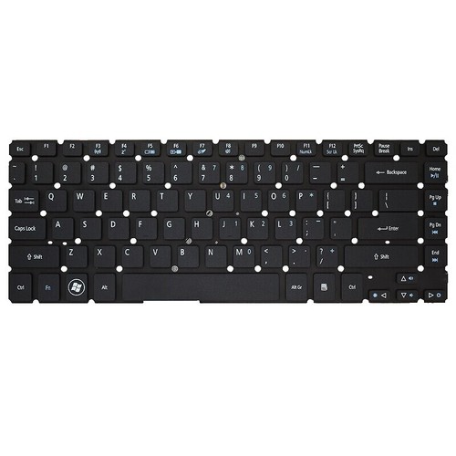 Keyboards4Laptops Ersatztastatur Für Acer Aspire 5535 – Schwarz, UK Layout, Einfache Installation (kein Löten)