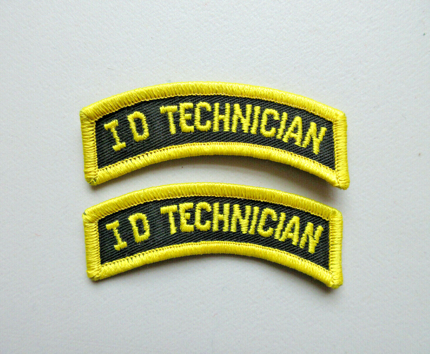 IDENTIFICATION ID TECHNICIAN ROCKER TAB SHOULDER UNIFORM JACKET VEST PATCHES