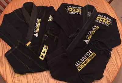 Download Set of 2 Keiko Alliance Jiu Jitsu BJJ Gi Size M2 Both Nice ...