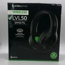 PARTS ONLY PDP LVL50 Wired Stereo Gaming Headset Headphones for Xbox One X and S