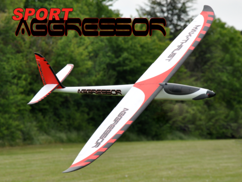 Max-Thrust Aggressor SPORT Glider PNP RC Plane (Brushless Motor, ESC & Servos) - Picture 8 of 11