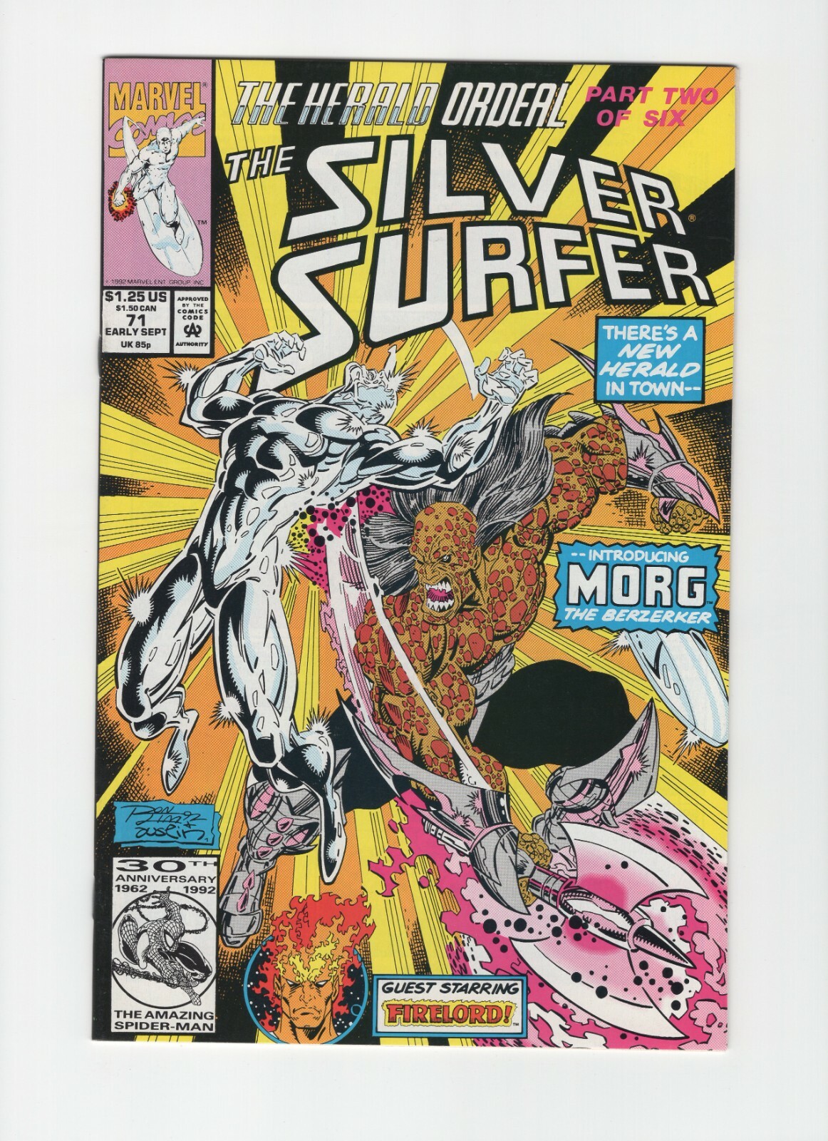 The Silver Surfer #71 Marvel Comics