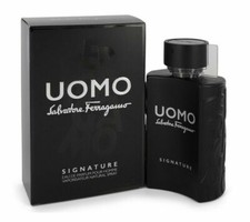 Salvatore Ferragamo Uomo Signature Men 3.4 oz 100 ml Eau De Parfum Spray Nib