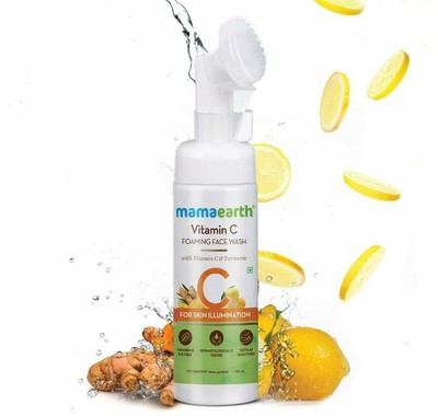 mamaearth vitamin c face wash with vitamin c and turmeric for skin illumination