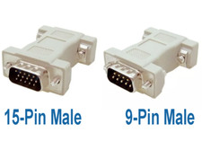 HD15 Male DB9 Male Monitor Converter Adapter 15Pin Male to 9Pin Male 
