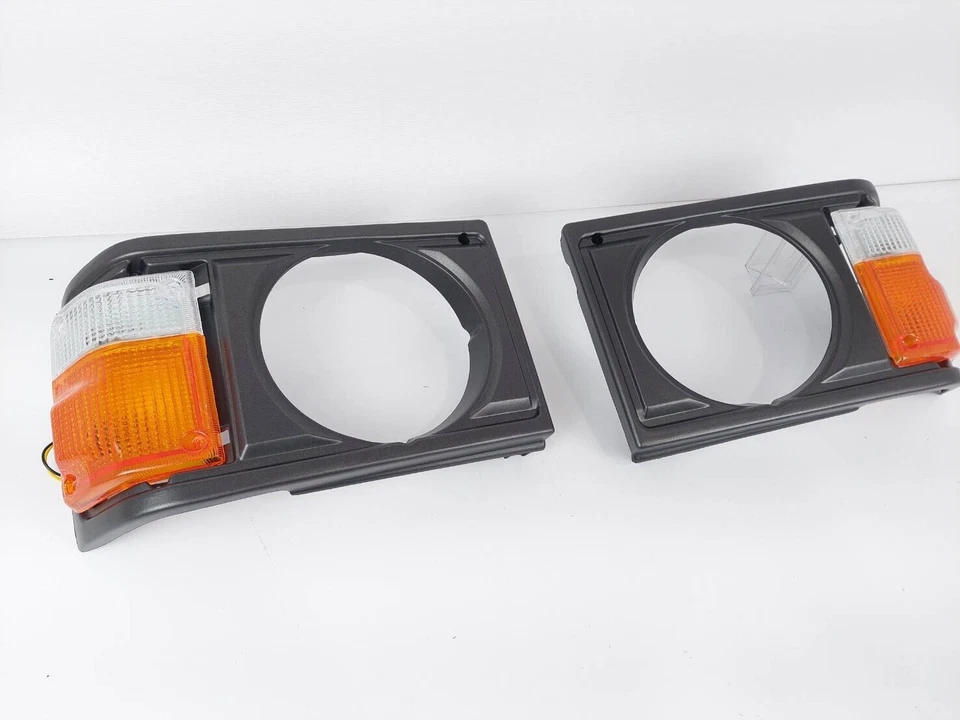 Ajuste para Toyota 1981-87 Land Cruiser FJ60 farol porta luz estojo e luz de canto - Imagem 2 de 4