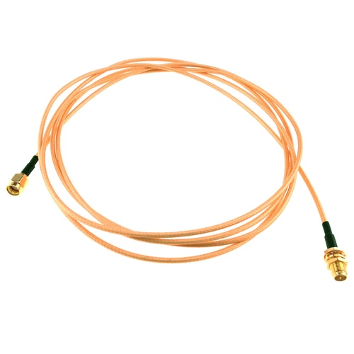 RP-SMA Antenna Extension Cable 2m WiFi BT Network RG316 Copper Pin Hole Wire