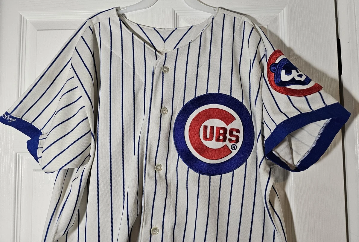 Vintage Rawlings Chicago Cubs Jersey Size 46 Made in USA