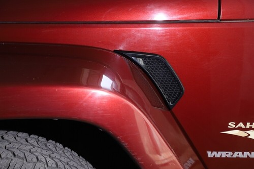 Black Leaf Plate Fender Cover Trim Decoration For Jeep Wrangler JK JKU 2007-2018 - Picture 3 of 12