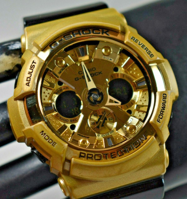 Casio G-SHOCK GA-200GD Men's Watch GOLD NEW BATTERY! | eBay