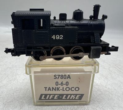 Life Like N Scale Train S780A 0-6-0 Tank Switcher Steam Locomotive #492