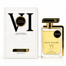 Le Bonheur Black Cavalier VI 100ml EDP Perfume Bergamot Ginger Sandalwood
