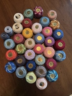 Cotton Perle Lot of 32 Assorted Solids Finca Number 8