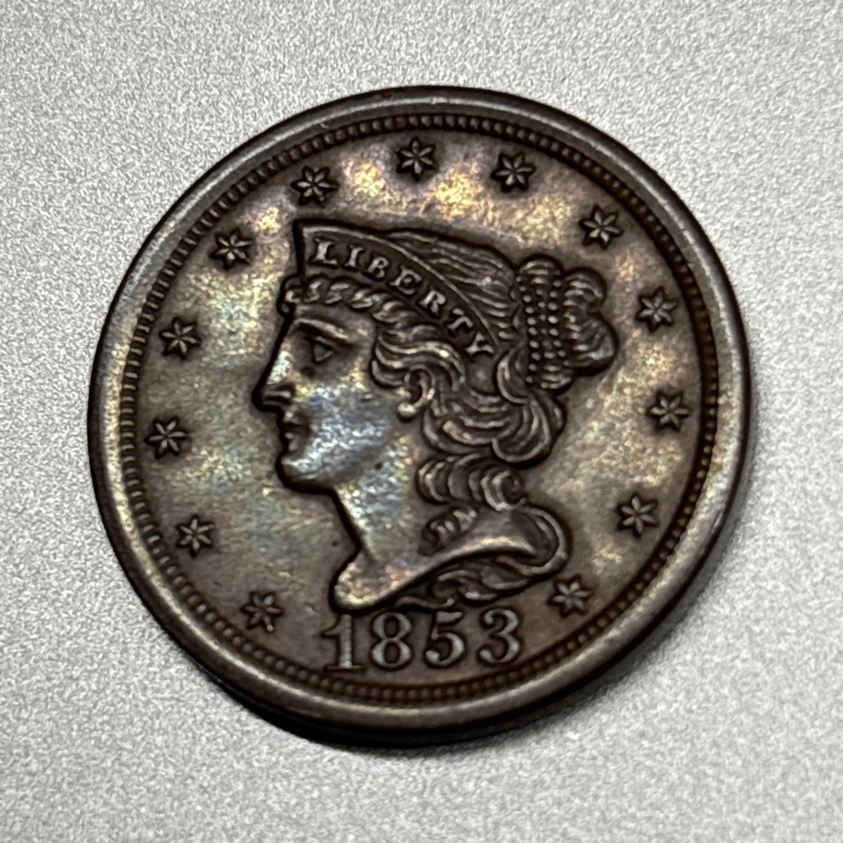 1853 Year Braided Hair US Half Cents (1840-1857) for sale | eBay