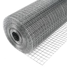 Galvanized 1/2" Chicken Wire Fencing 16"x50