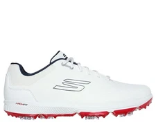 NEW Skechers Go Golf Pro 6 Golf Shoes - White/Navy/Red - 11
