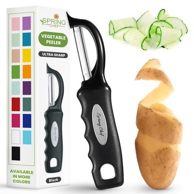 Premium Swivel Vegetable Peeler Ultra Sharp Stainless Steel Blades Ergonomic