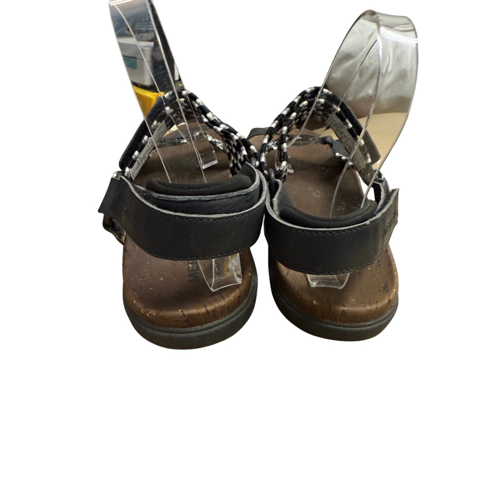 Merrell Around Town Sunvue sandalo slingback tessuto donna 9 M nero J94148