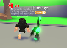 Slimingo Mega Neon And Ride / Adopt me/ Rare/ Instant Delivery.