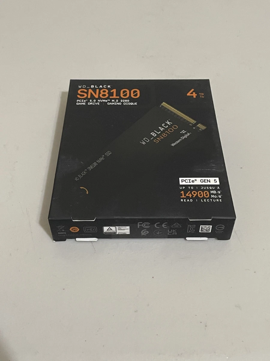 Western Digital Solid State Drives 4 TB Storage Capacity for sale