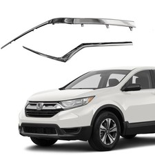Chrome Grille Trim Set 2 Left Right 2017-2019 Honda CR-V