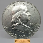 1963-D Franklin Half Dollar, 90% Silver - #C59369NQ