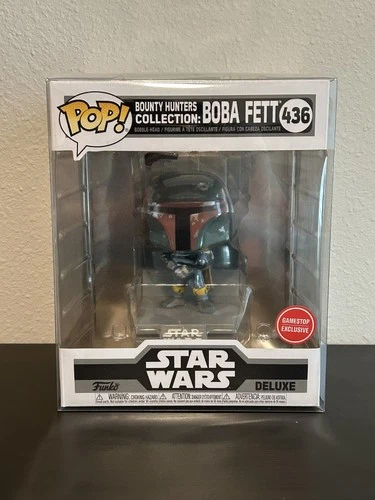 NEW! Star Wars Funko Deluxe 436 Bounty Hunters: Boba Fett Gamestop Exclusive!