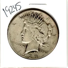 1924 S PEACE SILVER DOLLAR FAIR CONDITION  UNGRADED 1 DAY SHIP