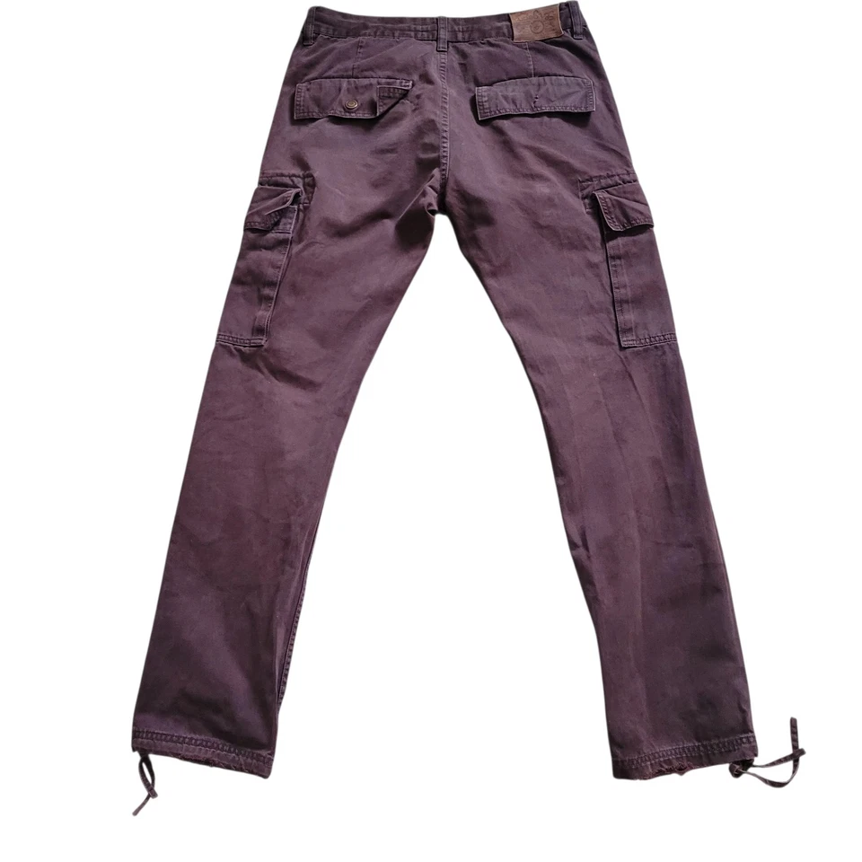 LRG Lifted Research Group Men's Drawstring Tapered Cargo Pants Size 34/33 - Image 4 of 4