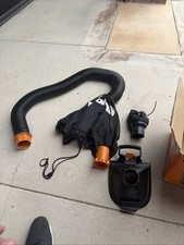 WORX Universal Leaf Blower Collection System with 16ft Hose and Mesh Hood
