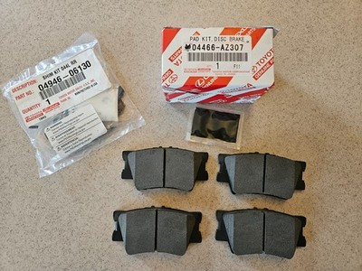 Genuine OEM Toyota 04466-AZ307 Rear Brake Pads and Shim Kit