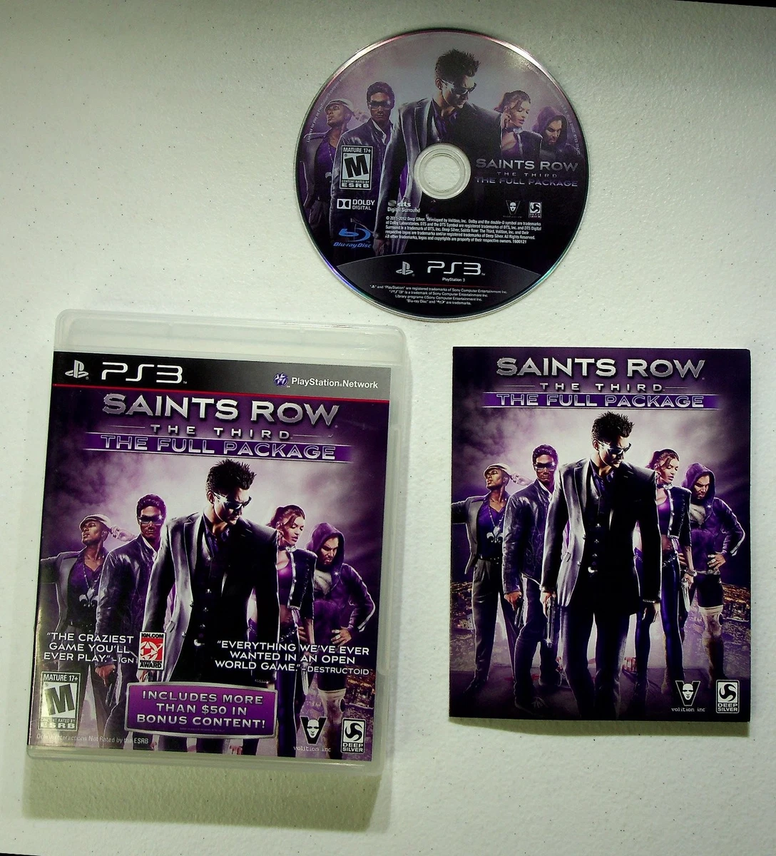 新品未開封　PS3  SAINTS ROW 3点セット販売 Saints Row: The Third - The Full Package Video Games for sale | eBay