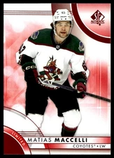 MATIAS MACCELLI 2023-24 SP AUTHENTIC LIMITED RED ARIZONA COYOTES #75
