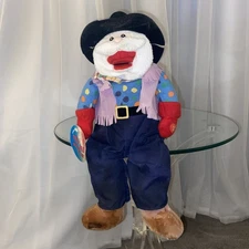 Vntg Singing Happy Birthday Grandpa Cowboy PBC Intl Animatronics Works VIDEO