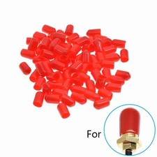 100 Pcs SMA Cap 0.24 in Red Protective Dust Cap for SMA Connectors - ALINSIN